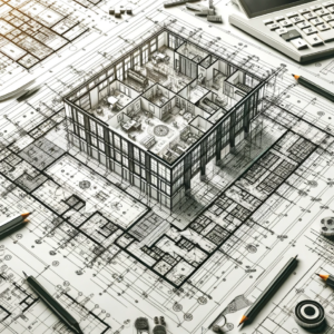 Vacature CAD Tekenaar – Een gedetailleerde technische tekening met een 3D-model van een gebouw, omringd door bouwplannen, potloden en technische meetinstrumenten. Deze functie als CAD Tekenaar bij Geo-ICT richt zich op het ontwerpen en uitwerken van bouwkundige, civieltechnische en geospatiale tekeningen met CAD-software zoals AutoCAD en MicroStation. Als CAD Tekenaar werk je nauw samen met ingenieurs en projectteams om gedetailleerde en nauwkeurige technische tekeningen te maken die essentieel zijn voor infrastructuur-, bouw- en geotechnische projecten. Geo-ICT biedt een dynamische werkomgeving waarin je je tekenvaardigheden kunt ontwikkelen en kunt bijdragen aan innovatieve projecten.